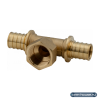 Тройник переходник латунный 25 x 3/4" x 25 Alato