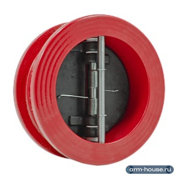 Клапан обратный поворотный межфланцевый Adl ГРАНЛОК CV16 DN150 PN16, красный