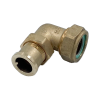 Сгон-американка угловой НВ ELSEN Metalit, 3/4", латунь, плоское уплотнение