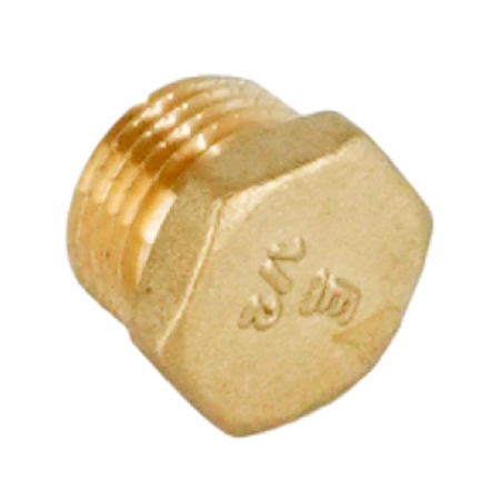 Заглушка с наружной резьбой ELSEN Metalit, 1/2", латунь