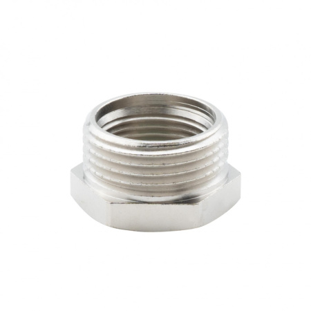 Футорка 1" х 1/2" НР-ВР, никелированная Alato, арт. 0122-2515