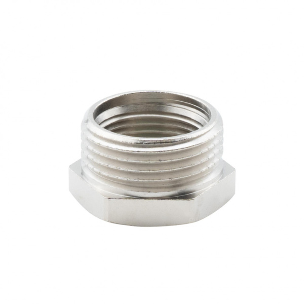 Футорка 1" х 1/2" НР-ВР, никелированная Alato, арт. 0122-2515