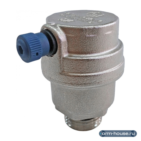 Воздухоотводчик Stout 1/2" автоматический, боковой выпуск, никелированный (SVS-1012-000015)