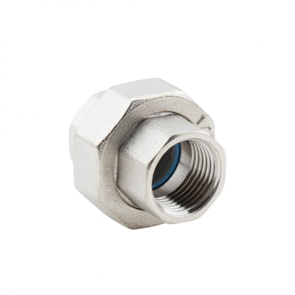 Американка прямая 1/2"ВР-ВР, никелированная Alato