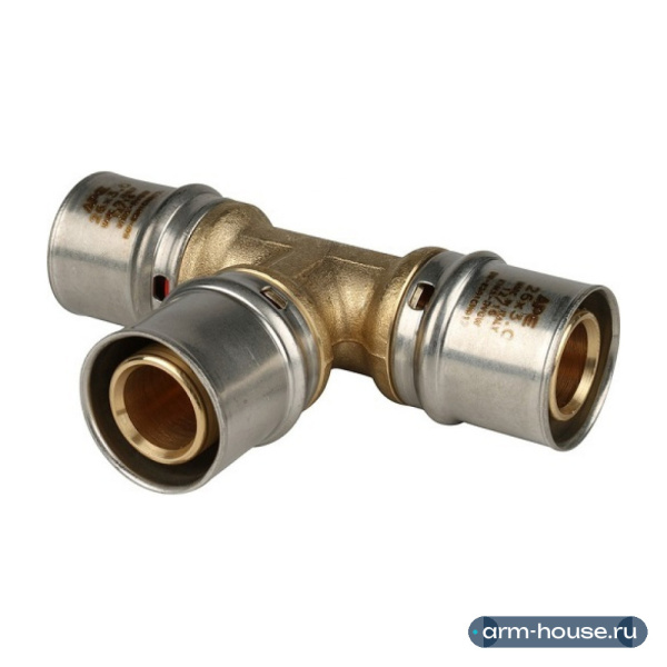 Тройник пресс Stout 26x26x26 мм равнопроходной (SFP-0006-262626)