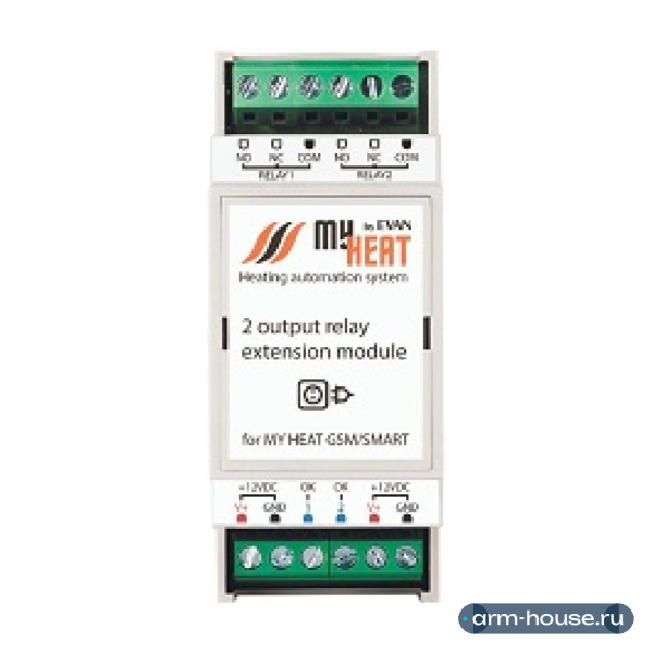 Блок реле на 2 выхода MyHeat