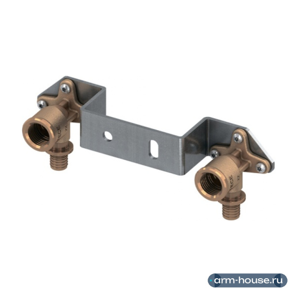 Монтажный комплект, TECE, TECEflex, 16 x Rp 1/2", с настенными уголками из бронзы/кремнистой бронзы