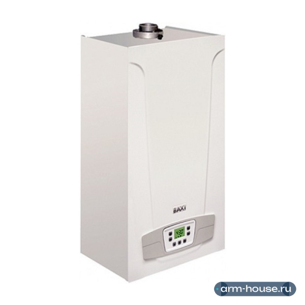Котёл газовый настенный Baxi ECO-4S 24, мощность 24 кВт, двухконтурный, открытая камера сгорания
