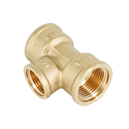 Тройник переходной ВВВ ELSEN Metalit, 3/4"х1/2"х3/4", латунь