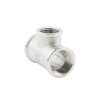 Тройник переходной 3/4" х 1/2" х 3/4" ВР-ВР-ВР, никелированный Alato