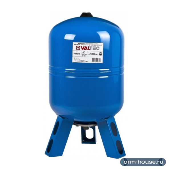 Гидроаккумулятор Valtec VAV 50 вертикальный