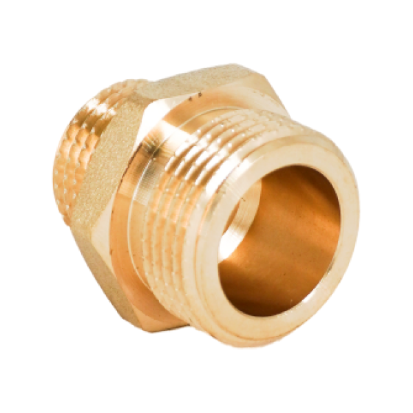 Ниппель переходной НН ELSEN Metalit, 1/2"х3/4", латунь