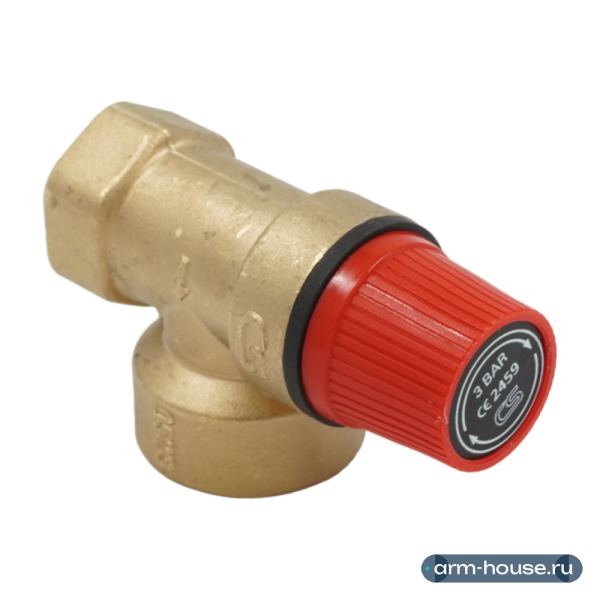 Клапан предохранительный ELSEN ESV03 3/4"х1" ВВ 3 бар, латунь