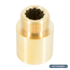 Удлинитель НВ ELSEN Metalit, 1/2"х25 мм, латунь