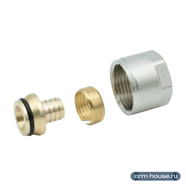 Фитинг компрессионный 16 х 2,2 х 3/4" для труб PE-X