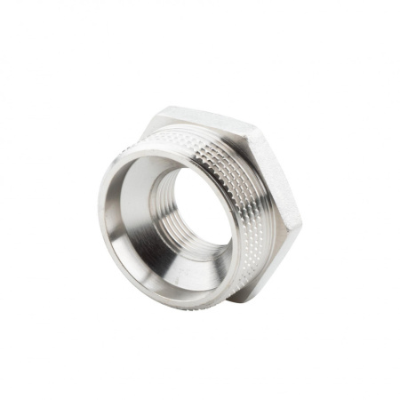 Футорка 1 1/4" х 3/4" НР-ВР, никелированная Alato, арт. 0122-4020