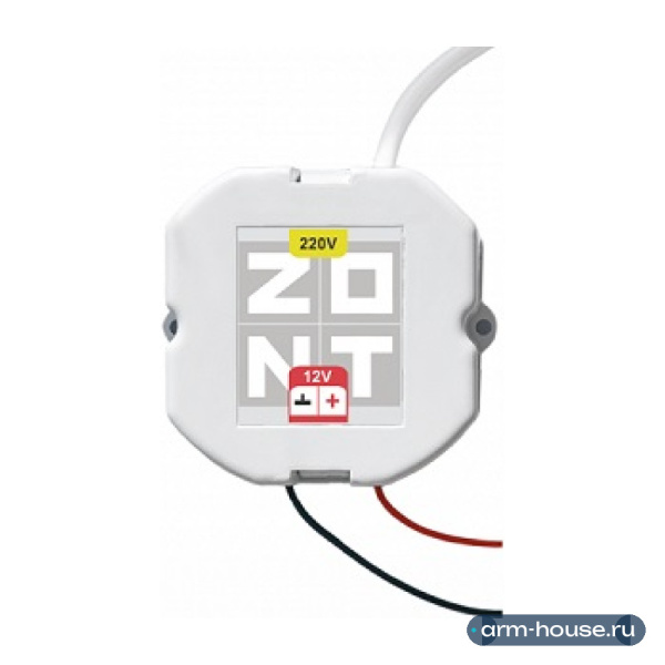 Блок питания ZONT в подрозетник 12V/220