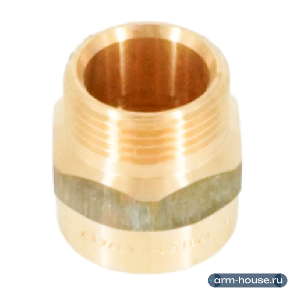 Переход Oventrop Cofit S, 1" x 1", бронза без покрытия, НР ЕК-ВР