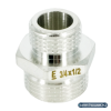 Ниппель переходной НН ELSEN, 1/2"х3/4", TIN латунь