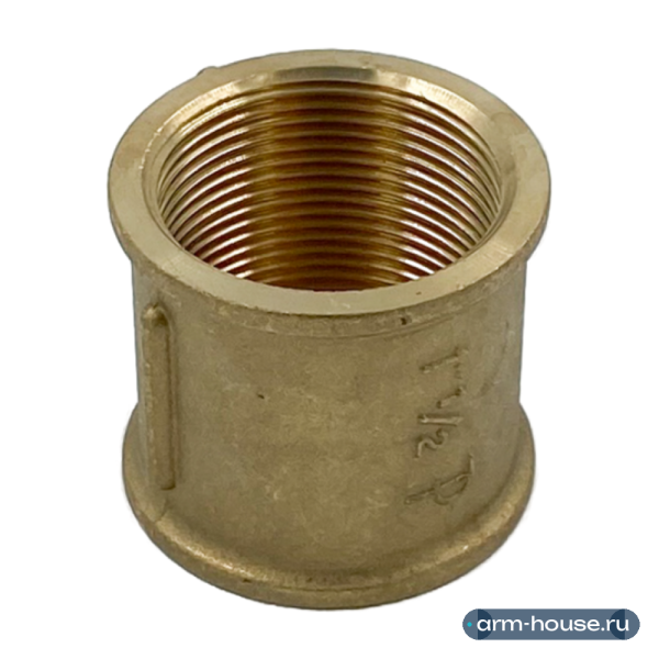 Муфта равнопроходная ВВ ELSEN Metalit, 1 1/2", латунь