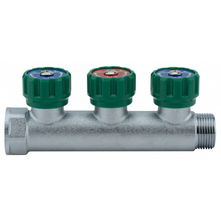 Регулирующий коллектор Alato 3/4" x 1/2", 3 выхода
