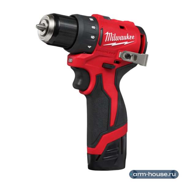 Акк. дрель/ш. Milwaukee M12 BLDDRC-202C