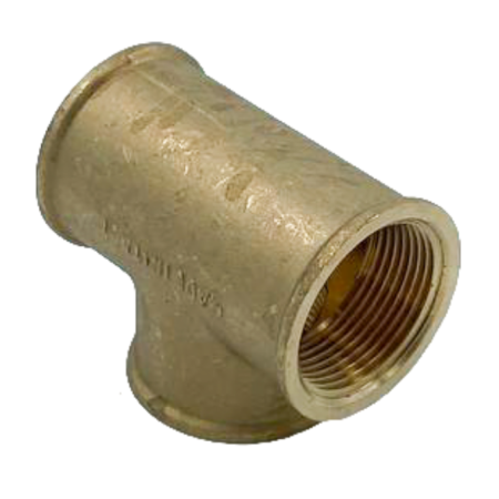 Тройник равнопроходной ВВВ ELSEN Metalit, 1 1/4", латунь