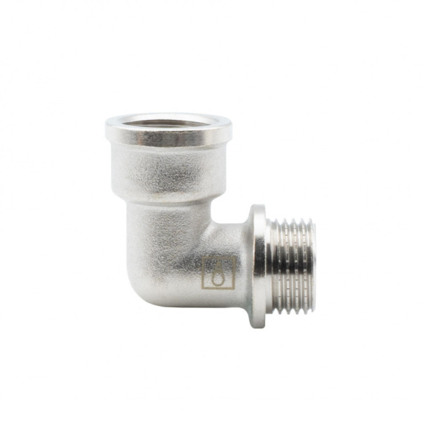 Угольник 1/2" ВР-НР, никелированный Alato