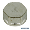 Заглушка с внутренней резьбой ELSEN TIN PLATED Metalit, 3/4", TIN латунь