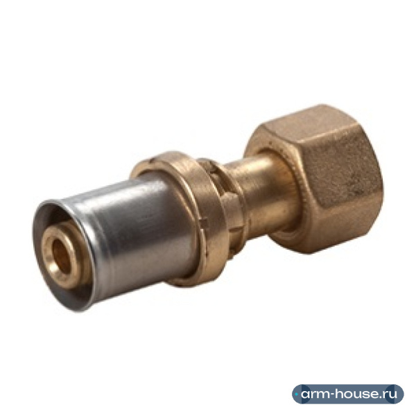 Муфта с накидной гайкой Giacomini RM179SP, 1 1/4" x 40x3.5, латунь, с плоским кольцом