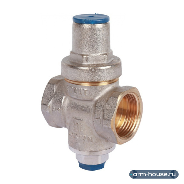 Редуктор давления Stout 1/2" ВР/ВР PN16 с выходом под манометр поршневой (SVS-1010-000015)