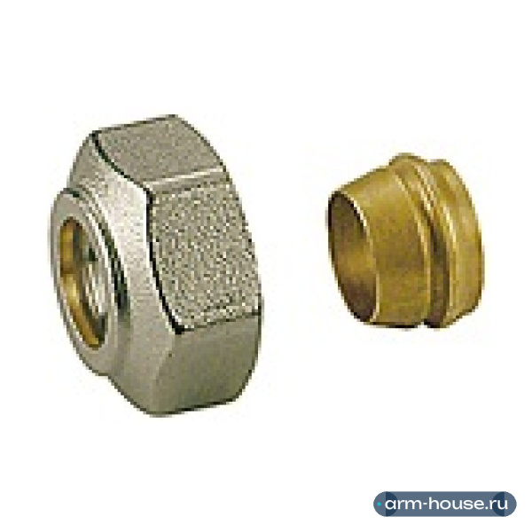 Переходник Giacomini, 1/2" EK х 12 мм, латунь, для медной трубы