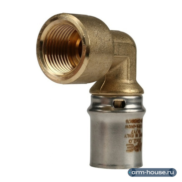 Угольник пресс Stout 20x1/2" ВР с внутренней резьбой (SFP-0010-001220)