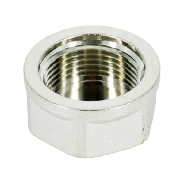 Заглушка с внутренней резьбой ELSEN TIN PLATED Metalit, 3/4", TIN латунь