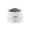 Муфта переходная 1 1/2" х 1 1/4" , ВР-ВР, никелированная Alato