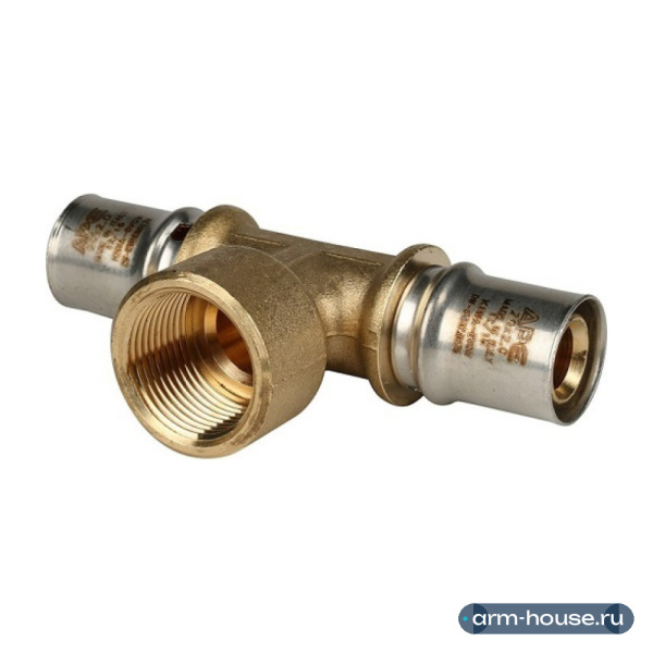 Тройник пресс Stout 20x3/4" ВР с внутренней резьбой (SFP-0007-003420)