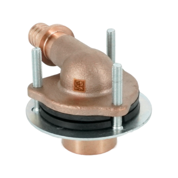 Угольник настенный РЕХАУ RAUTITAN RX+, 16 x Rp 1/2" (ВР) x 28, бронза, для гипсокартона