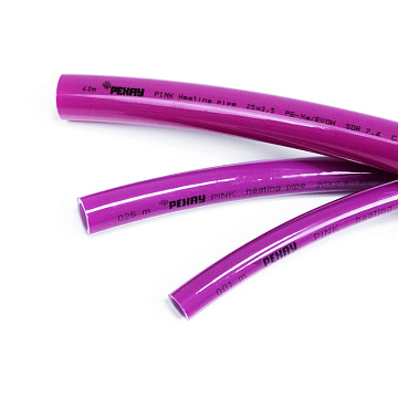 [УЦЕНКА] Труба полиэтиленовая для отопления REHAU pink, 25x3,5, отрезок 10 м