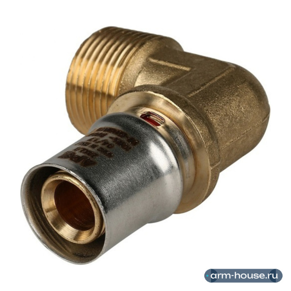 Угольник пресс Stout 20x3/4" НР с наружной резьбой (SFP-0011-003420)
