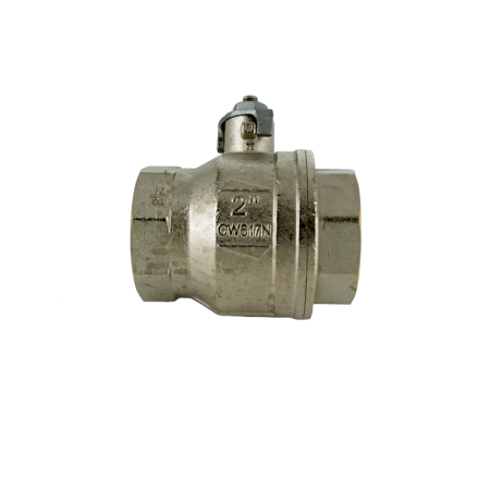 Кран шаровой, ELSEN, Strong T, 2", ВВ, ручка-рычаг, латунь