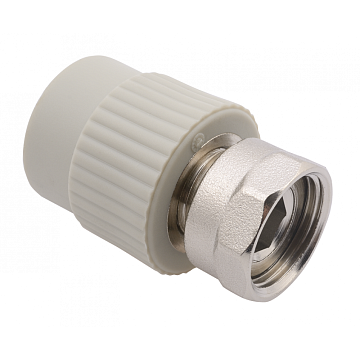 Муфта с накидной гайкой FV Plast 20x1/2" полипропиленовая