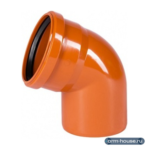 Отвод Ostendorf KGB, 67°, 160, 160, PVC (поливинилхлорид)