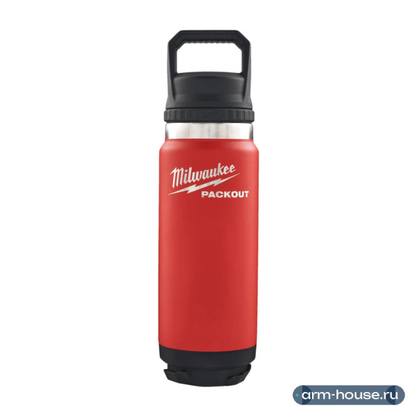 Термос Milwaukee PACKOUT™ CHUG LID красный 710 мл