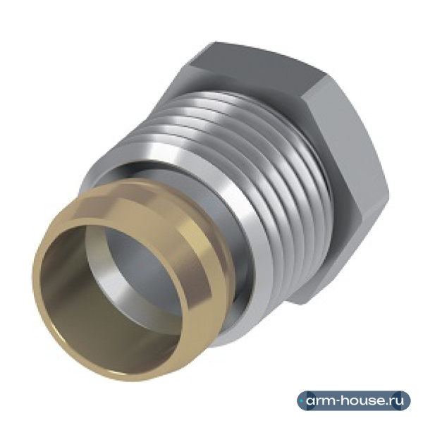 Соединение концевое для угловых патрубков TECE, 1/2", латунь