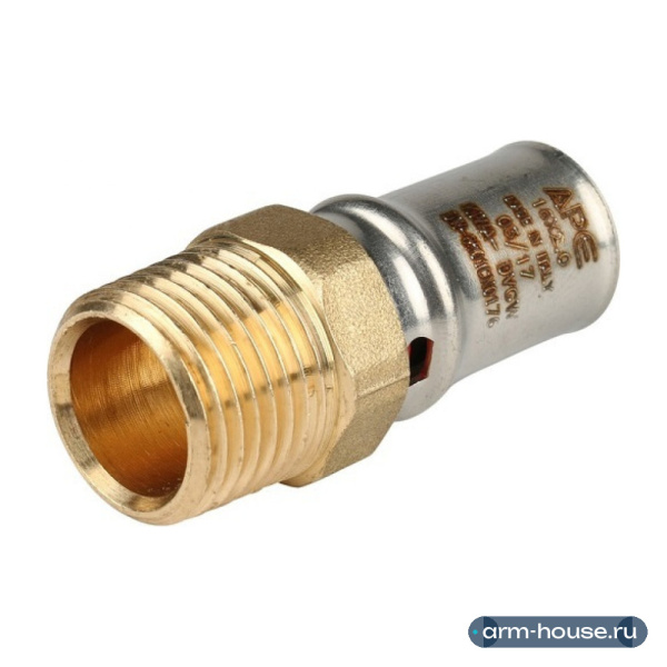 Переходник пресс Stout 16x1/2" НР с наружной резьбой (SFP-0001-001216)