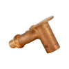Угольник настенный проточный РЕХАУ RAUTITAN, 20/20-Rp 1/2", бронза (RX+), длинный