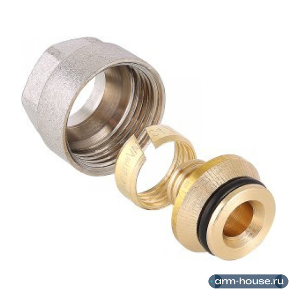 Фитинг коллекторный VALTEC 16 (2,0)х 3/4" Евроконус для пластиковой трубы (арт. VT.4410.NVE.16)