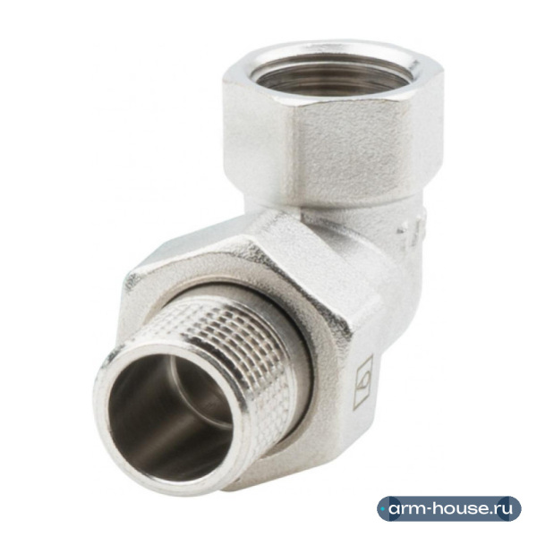Американка угловая 1/2"ВР-НР, никелированная Alato