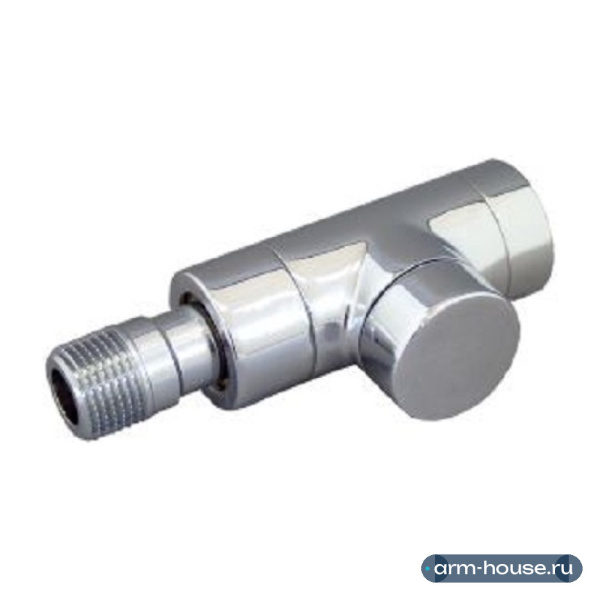 Вентиль на обратную подводку проходной Oventrop Combi E, DN 15 (1/2"), латунь хромированная