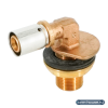Угольник прессовый 90° Oventrop Cofit P, 20 x 2,5 x 1/2", бронза (RX), ВР,